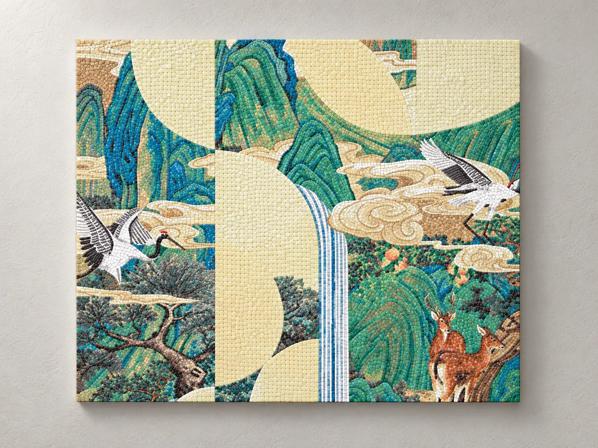 Personalized mosaic artwork based on a photograph