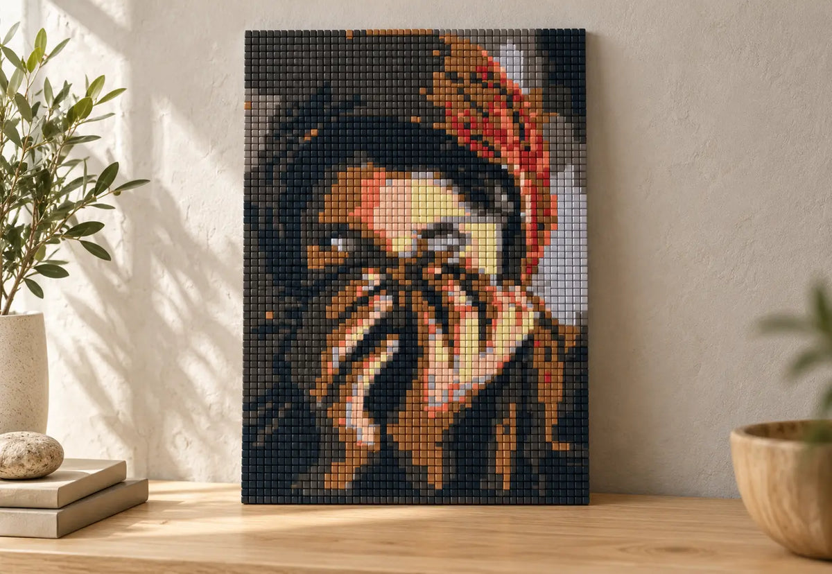 Large custom modular mosaic mural installation